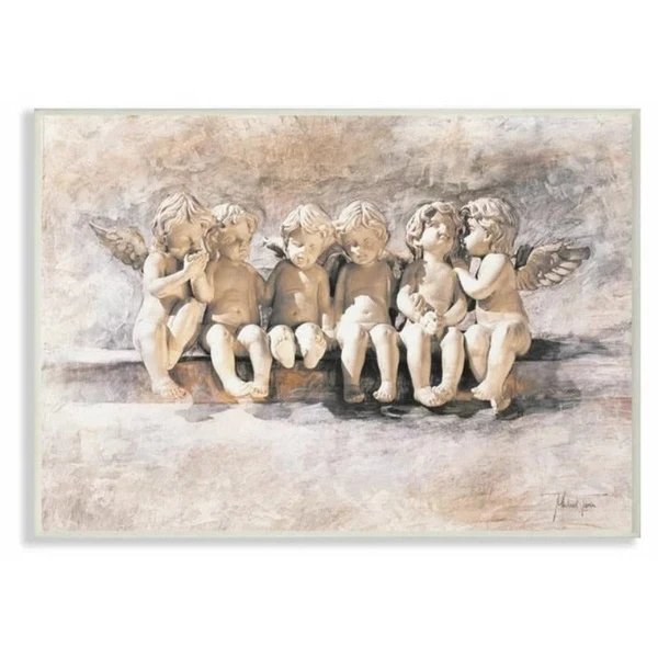 Engelsstatue - Leinwandbild