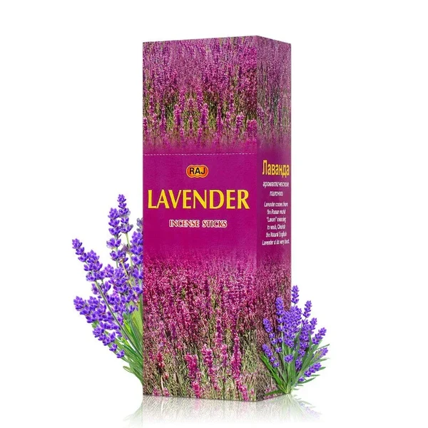 Handgefertigte Lavendel-Räucherstäbchen