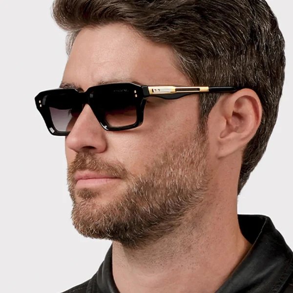 Damen stilvolle quadratische Sonnenbrille mit luxuriösem Schildkrötenmuster und strapazierfähigem Rahmen