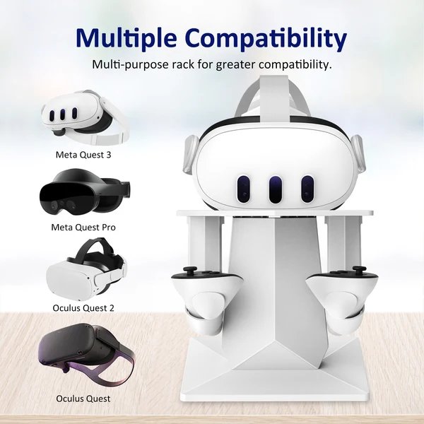 VR-Headset und Controller Halterung