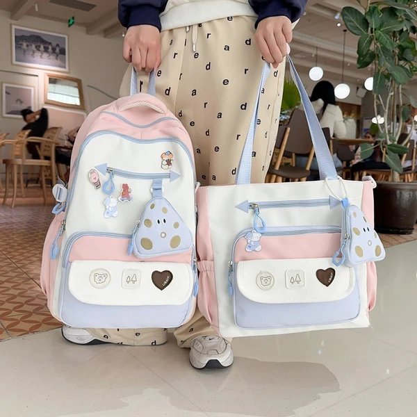 Verspielter Tier-Themen Mehrfach-Taschen Rucksack