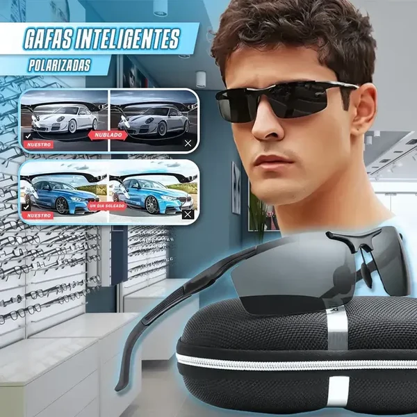 Intelligente photochrome Brille | Automatische Tönungstechnologie | Blaulichtschutz