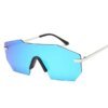 Damen Oversized-Sonnenbrille im futuristischen Design