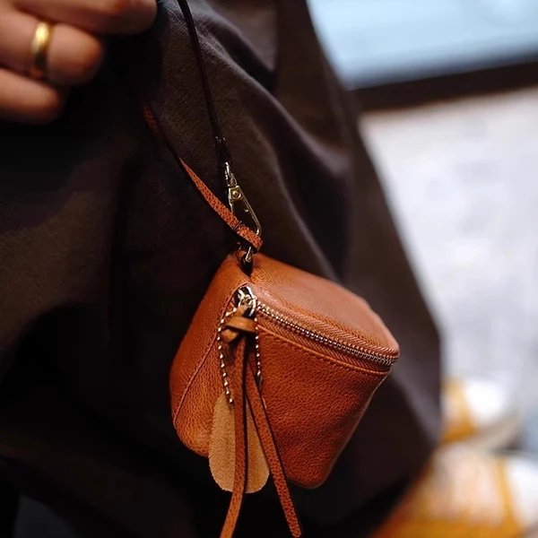 Kompakte Reißverschluss Kosmetiktasche
