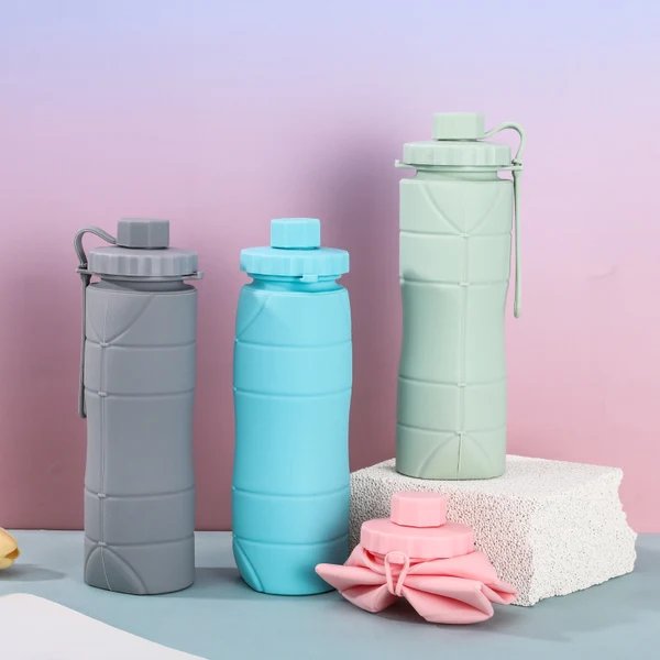 Unisex Zusammenfaltbare Wasserflasche