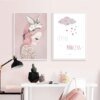 Kleine Prinzessin - Leinwand Wandkunst Malerei
