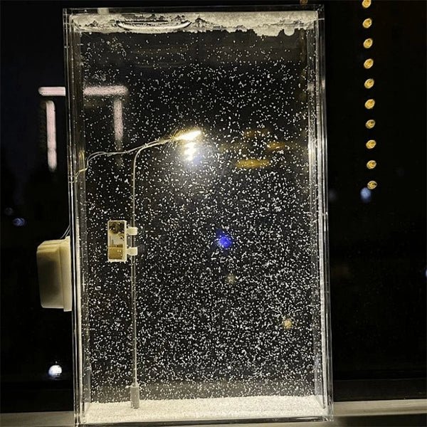 LED-Straßenlampe Schneefall-Effekt Dekor