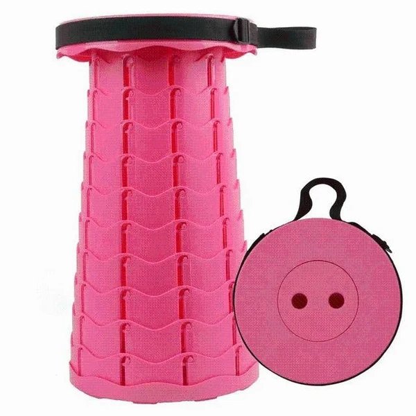 Portabler ausziehbarer Klapphocker