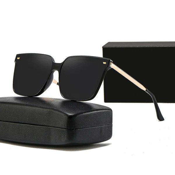 Damen Oversize Sonnenbrille mit modernem quadratischem Rahmen