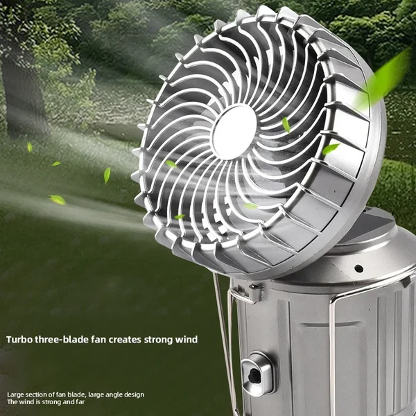 Eingebaute Ventilator Angel-LED-Zeltlampe