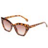 Damen Cat-Eye Sonnenbrille mit originellem Muster