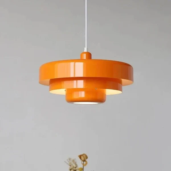 Mittelalterliche Skandinavische Pendelleuchte - Retro Bauhaus Design | Warmes LED Licht