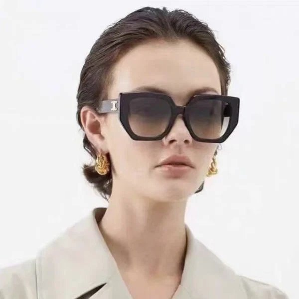 Damen Statement-Sonnenbrille mit glamourösem Rahmen