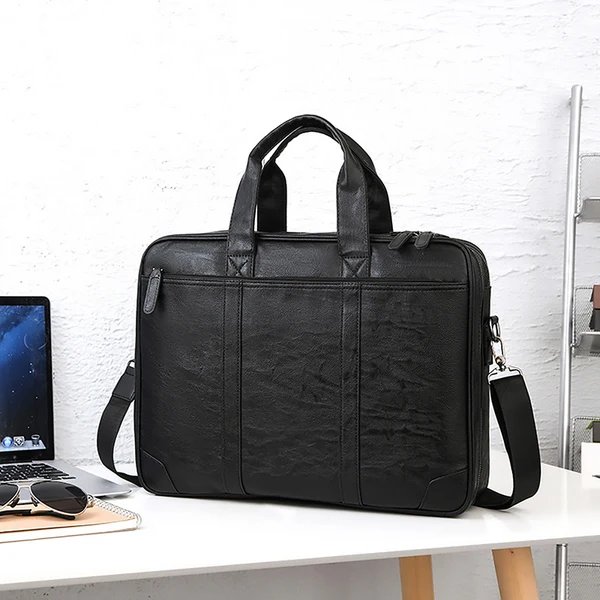 Premium Leder Firmen Aktentasche