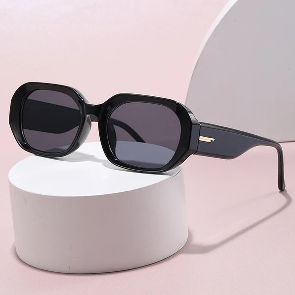 Damen modische geometrische Sonnenbrille mit robustem Design