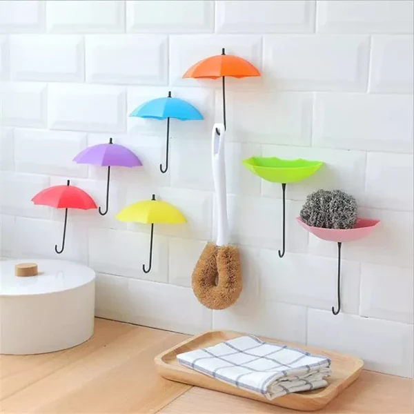 3 Stück Regenschirmhaken Set