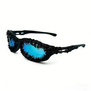 Damen außergewöhnliche Sportsonnenbrille mit innovativem Design
