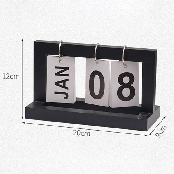 Holz Flip Desktop Tageskalender