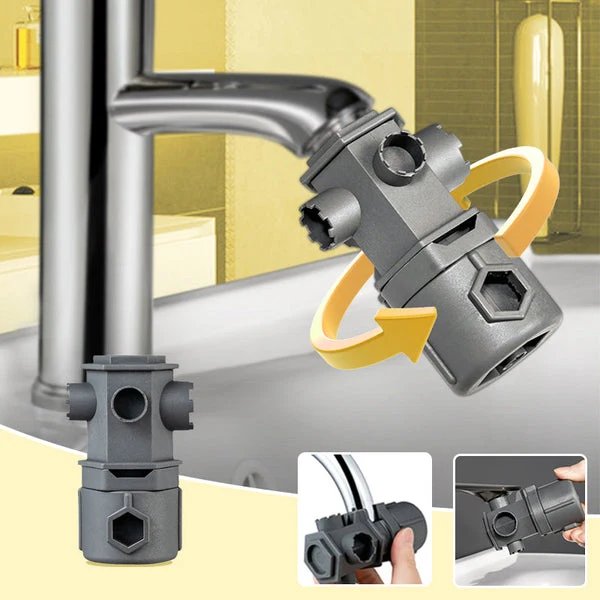 All-in-One Wasserhahn-Schlüssel-Werkzeugset | Kompakte Lösung für Sanitärinstallationen