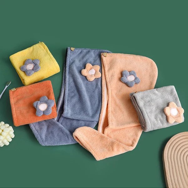 Damen Haarturban mit praktischem Knopf