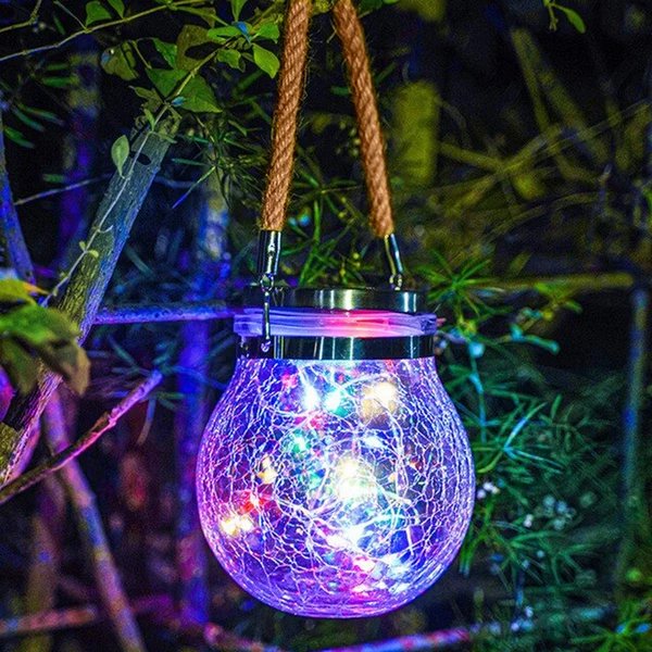 Solar Mason Jar Lampe - Lunara