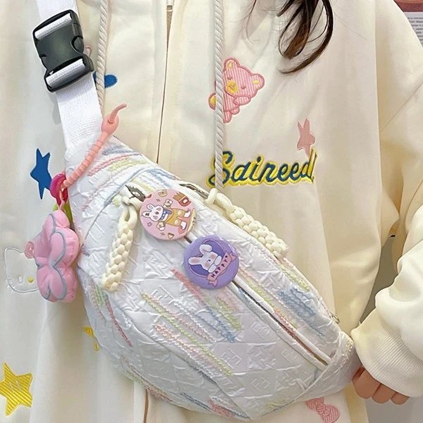 Modische Bauchtasche mit Verstellbarem Gurt