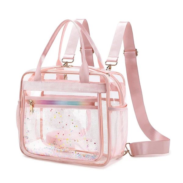 Transparente Multifunktionshandtasche