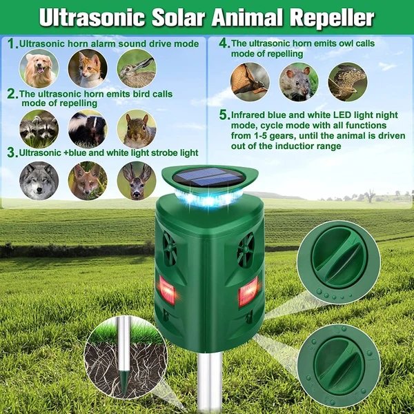 Solar-Ultraschall-Repeller Hover Image
