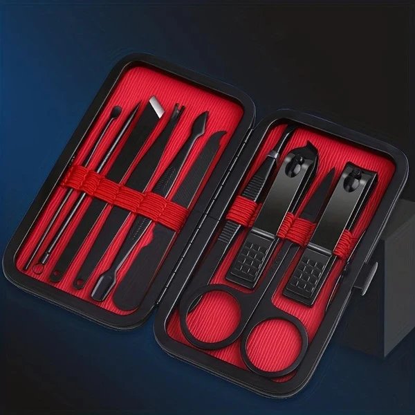 Schwarzes Nagelknipser-Set