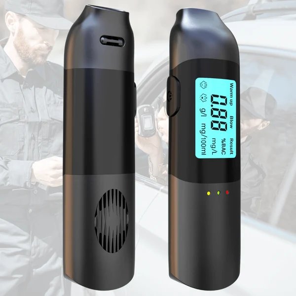 Sofort-Alkoholtester mit USB-Ladefunktion und 3-Sekunden-Ergebnissen