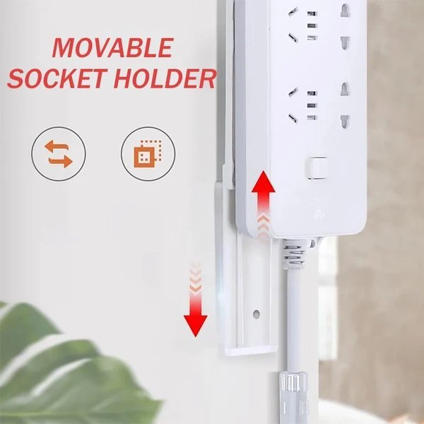 Beweglicher Steckdosenhalter