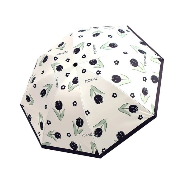 Damen Regenschirm mit floralen Mustern