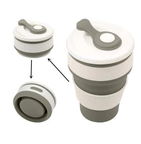 Kollapsbarer Silikonbecher