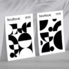 Bauhaus-Kunstdrucke, Schwarz-Weiß, Mitte des 20. Jahrhunderts