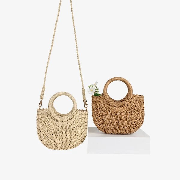 Damen Handgeknüpfte Schultertasche