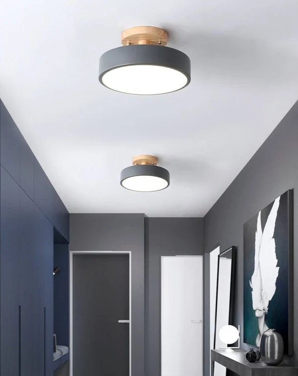 Farbige Nordische LED-Deckenlampe