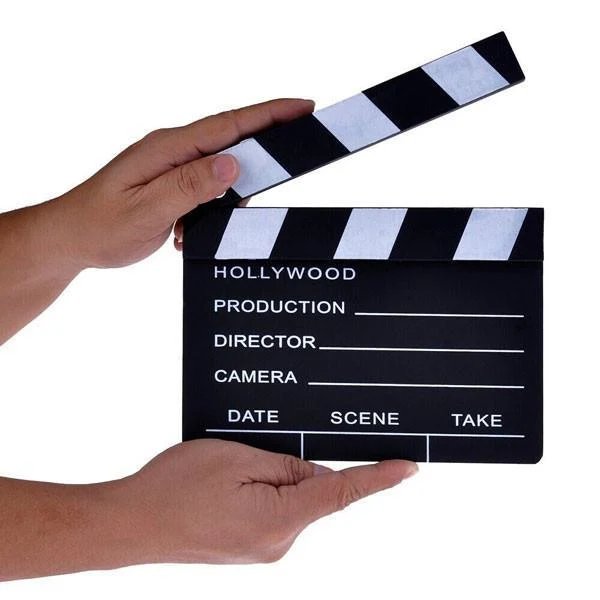 Holz-Filmklappe
