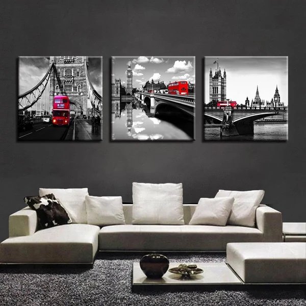 London Bridge Tower - Leinwand Wandkunst Gemälde
