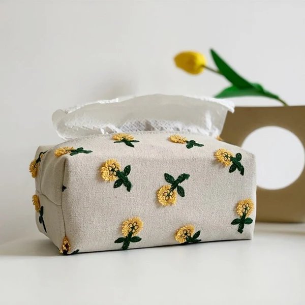 Japanischer Stil Umweltschonender Blumen-Taschentuchspender