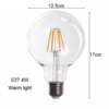 Nordic Retro Ring Wandlampe mit Spiegel