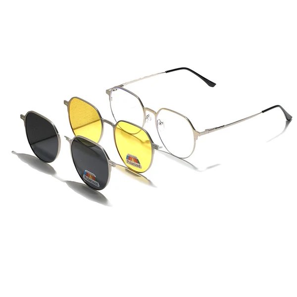 Damen modische Sonnenbrille mit unterschiedlichen Gläsern
