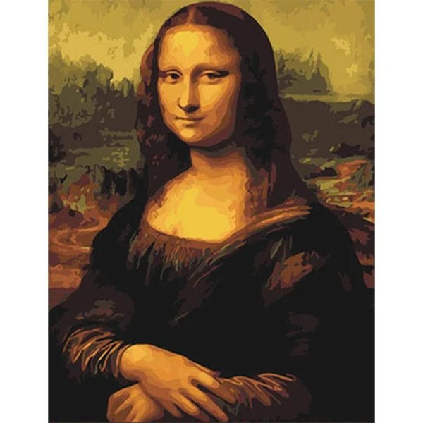 Mona Lisa - Van-Go Ausmalset nach Zahlen