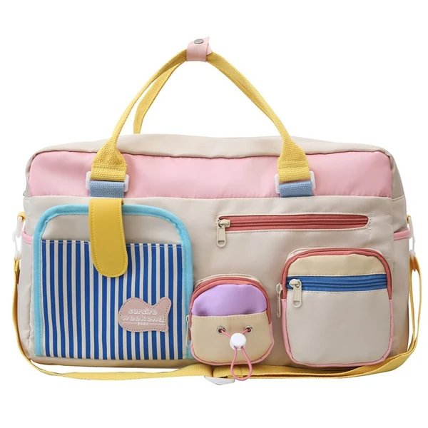 Stylische Reisen Duffeltasche mit mehreren Taschen