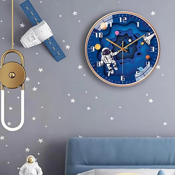 Kinder Astronaut Wanduhr – Erkunde den Weltraum jeden Tag
