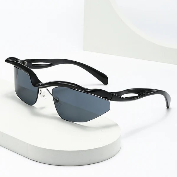 Damen Sportliche Sonnenbrille mit aerodynamischem Rahmen