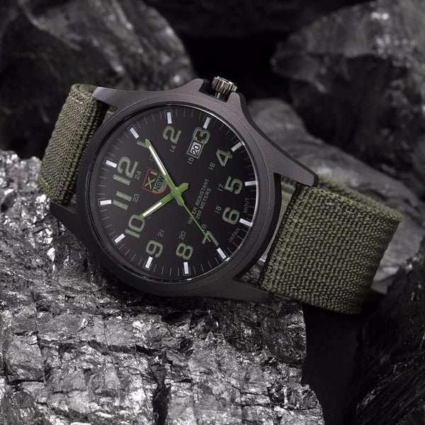Taktische Armbanduhr - Militärstil Armbanduhr