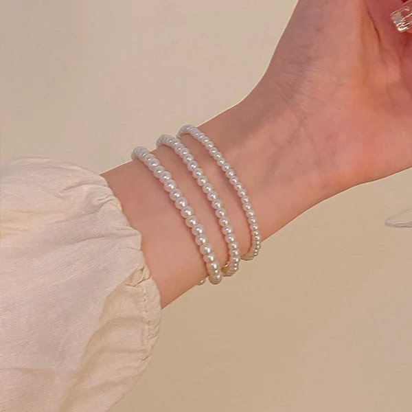 Elegante Perlenarmband