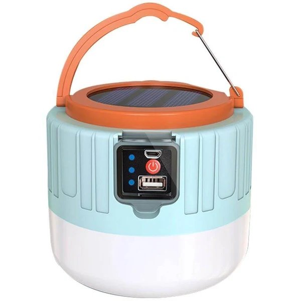 Outdoor wasserdichte Solar wiederaufladbare Camping LED Lampe