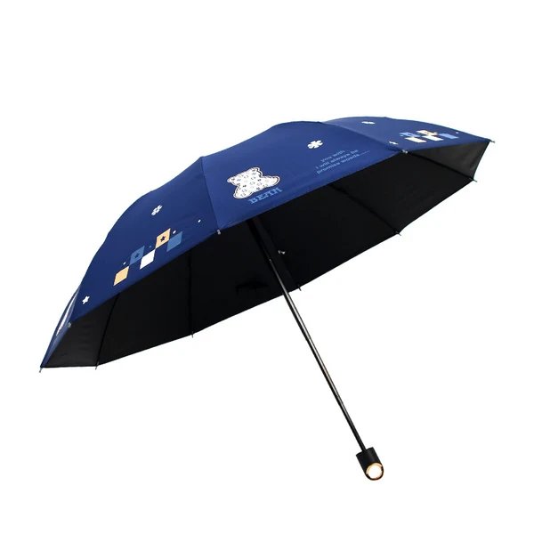 Damen Faltbarer Regenschirm mit verspieltem Bärenmotiv