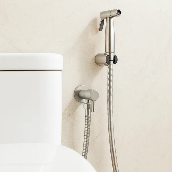 Edelstahl Bidet Sprayer AquaNova – Hygienische Toilettendusche mit Wandhalterung